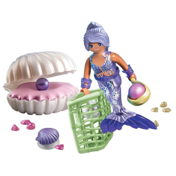 PLAYMOBIL Mermaid With Pearl Seashell Construction Game
