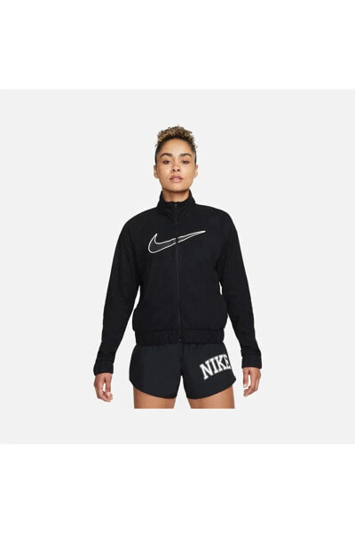 Dri-Fit Swoosh Graphic Running Full-Zip Kadın Ceket DQ6383-010