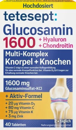 Glucosamin 1600 Tabletten 40 St, 50,4 g