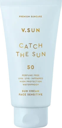 Sonnencreme Gesicht, 'catch the sun' sensitiv, LSF 50, 75 ml