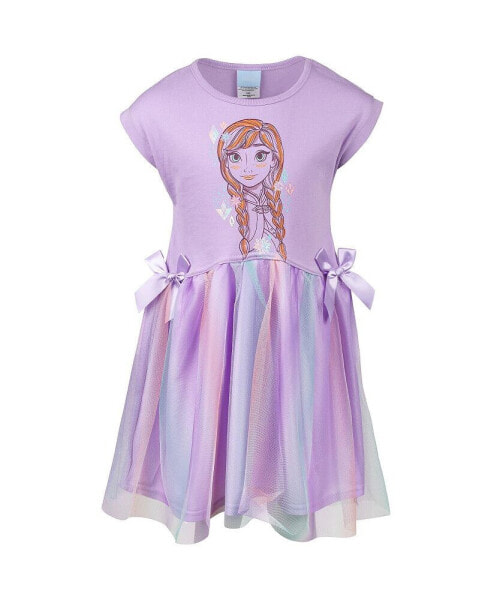 Frozen Princess Anna Girls Dress Purple Toddler| Child