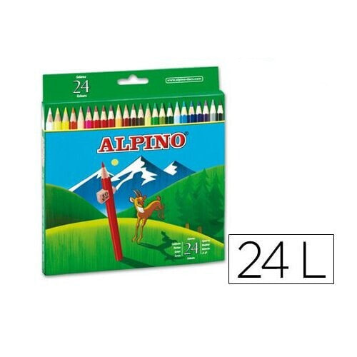 Цветные карандаши Alpino 24 шт.