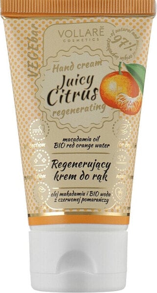 Regenerierende Handcreme mit Zitrussaft