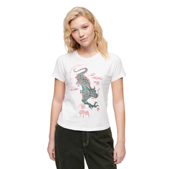 SUPERDRY Kailash Dragon Fitted short sleeve T-shirt