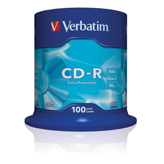 CD-R Verbatim 43411 52x 700 MB (100 штук)