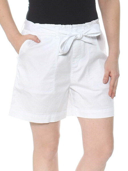 Sanctuary 155500 Women's White Cotton Blend Tie Waist Casual Shorts Sz. Small