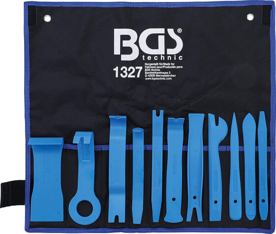 Набор ручных инструментов BGS, набор обшивки салона автомобиля, 11 предметов