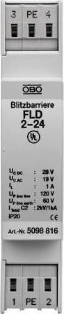 Bettermann Ogranicznik przepięć dla systemów dwużyłowych 28VAC/19VDC 0,5kA 1kV (5098816)