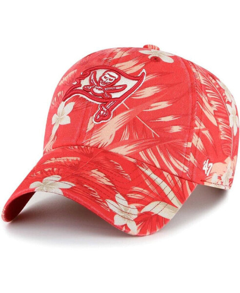 47 Brand Men's Red Tampa Bay Buccaneers Tropicalia Clean Up Adjustable Hat