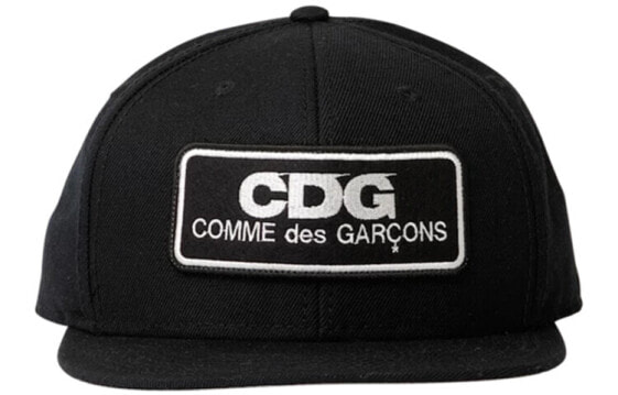 Кепка с вышивкой логотипа CDG для мужчин и женщин, черная