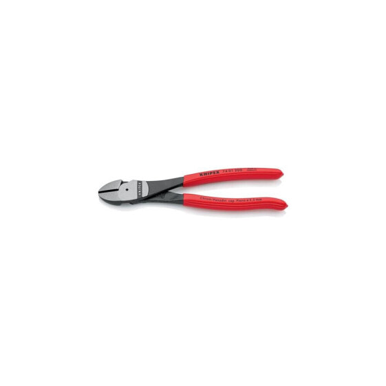 Knipex Kraftseitenschneider Länge 200 mm poliert Form 0 Kunststoffüberzug