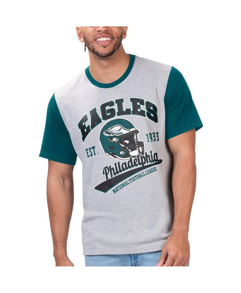 Men's Gray Philadelphia Eagles Black Label T-shirt