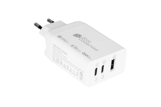Good Connections GC USB-Schnellladegerät 65W mit GaN-Technologie 2xUSB-C+1xUSB-A PD 3.0 QC 3
