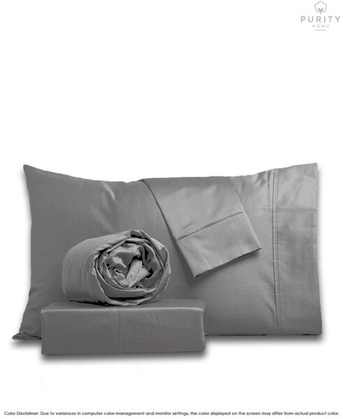 Aireolux 1000 Thread Count Egyptian Cotton Sateen 4 Pc Sheet Set Full