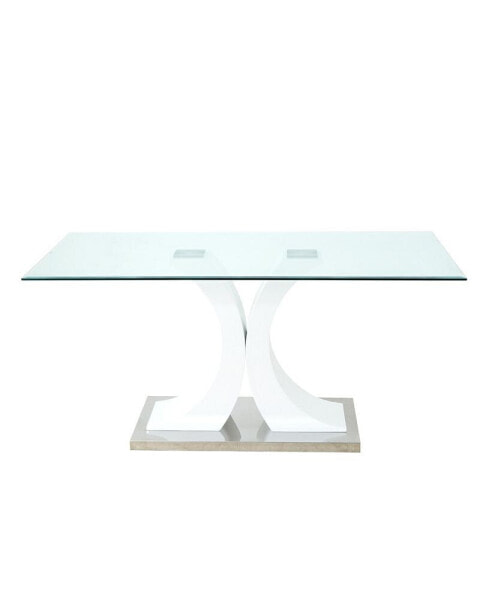 Elegant, durable glass table for living room