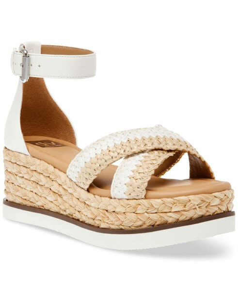 Women's Odell Crossband Flatform Espadrille Wedge Sandals