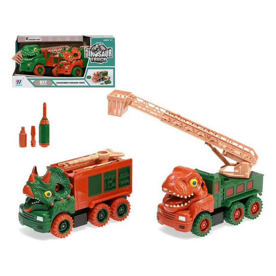 Интерактивная игрушка строительная машинка Shico Грузовой кран динозавры 31 x 16 cm