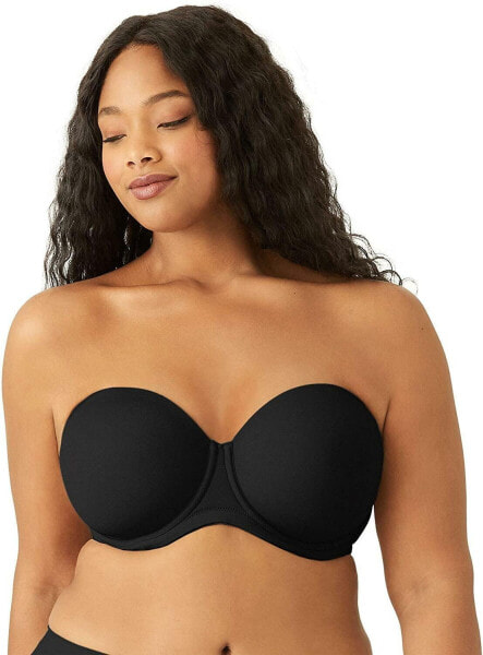 Wacoal 278471 Womens Red Carpet Strapless Full Busted Underwire Bra, Black, 42DD