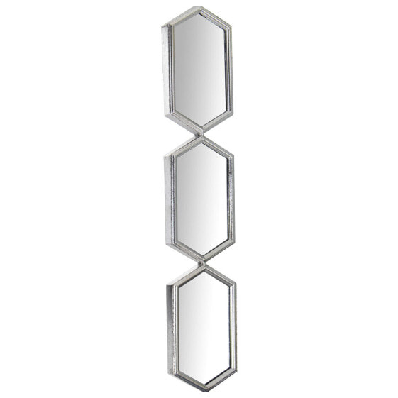 Wall mirror Alexandra House Living Silver Metal Geometric 5 x 16 x 81 cm