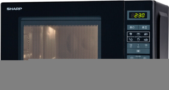 Микроволновая печь Sharp R-242 BKW 20 л 800 Вт кнопочная черная