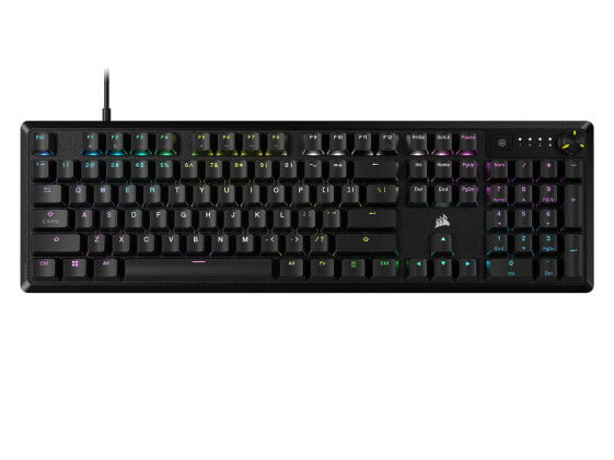 CORSAIR K70 CORE RGB Mechanical Gaming Keyboard - CORSAIR Red Linear Switches -