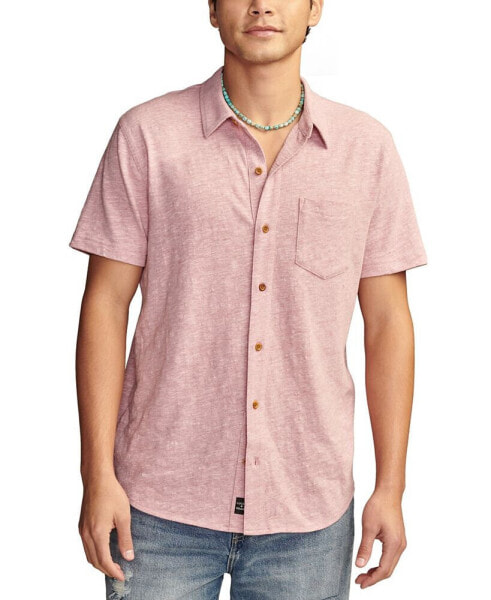 linen short sleeve button down shirt