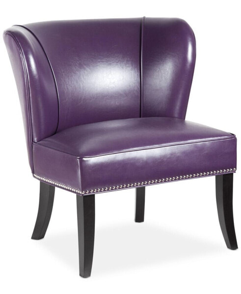 Janie Faux Leather Accent Chair