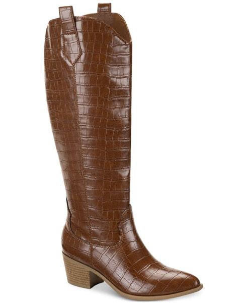 Women's Dollyy Pointed-Toe Western Boots, Created for Macy's