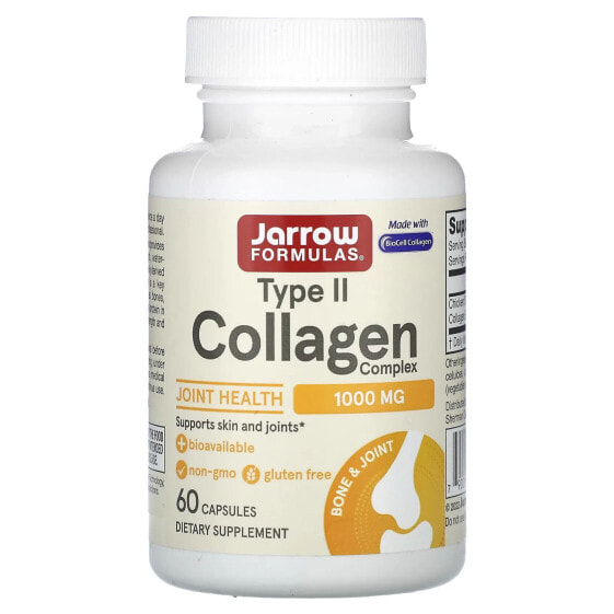 Комплекс для суставов Jarrow Formulas Type II Collagen Complex 1,000 мг, 60 капсул