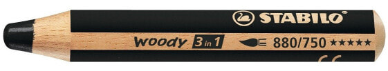 STABILO woody 3 in1 - Black - 1 cm - 1 pc(s)