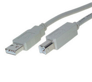ShiverPeaks BS77025 - 5 m - USB A - USB B - USB 2.0 - 480 Mbit/s - Grey