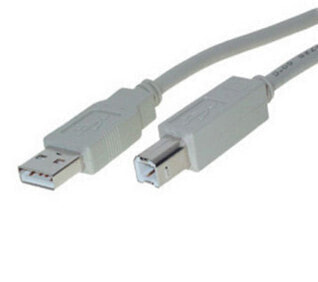 Разъем USB 2.0 shiverpeaks BS77025 - 5 м - USB A - USB B - 480 Мбит/с - серый