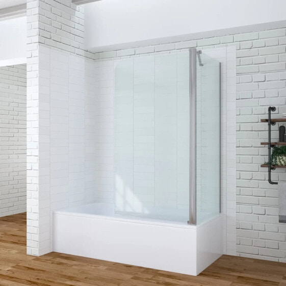 Duschwand mit Seitenwand für Badewanne