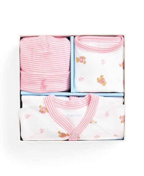 Пижама Polo Ralph Lauren Girls Cotton Bear Gift Set