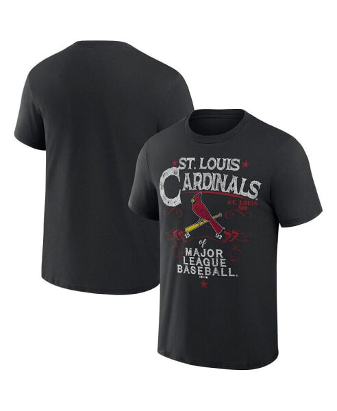 Men's Darius Rucker Collection by Black St. Louis Cardinals Beach Splatter T-shirt