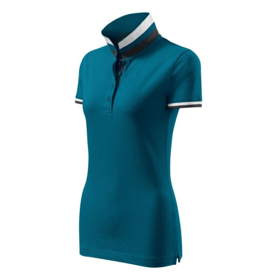Malfini Collar Up polo shirt W MLI-25793 petrol blue