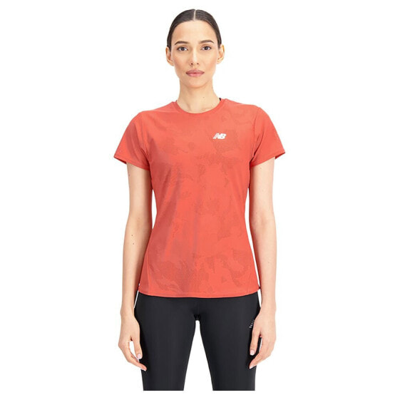 NEW BALANCE Q Speed Jacquard short sleeve T-shirt