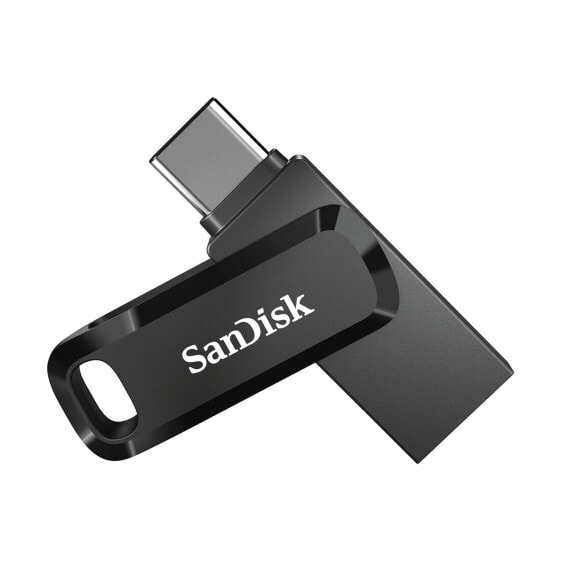Sandisk Ultra Dual Drive - 128 GB - USB Type-A / USB Type-C - 3.2 Gen 1 (3.1 Gen 1) - 150 MB/s - Slide - Black - Silver - Флеш-накопитель Sandisk Ultra Dual Drive 128 ГБ USB Type-A / USB Type-C 3.2 Gen 1 (3.1 Gen 1) 150 МБ/сек Slide Black Silver