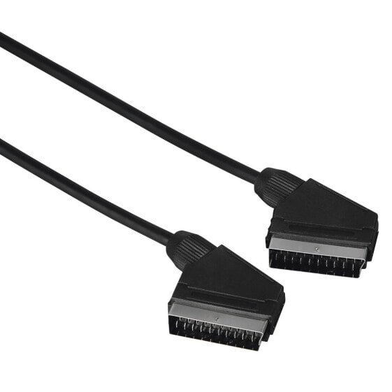 Hama 00205081 - 1.5 m - SCART (21-pin) - SCART (21-pin) - Male - Male - Black