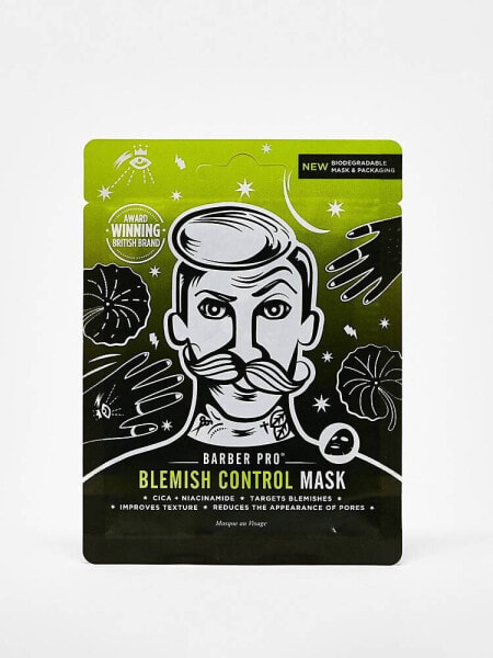 Barber Pro Blemish Control Cica + Niacinamide Sheet Mask