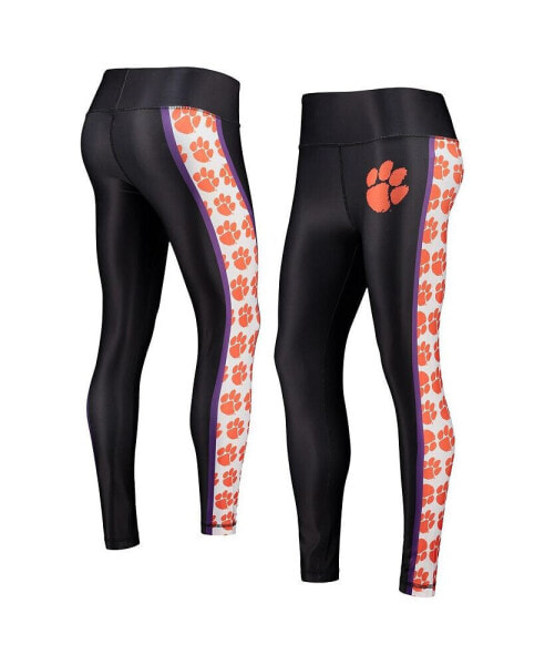 Women's Black Clemson Tigers Dormer Knit Leggings