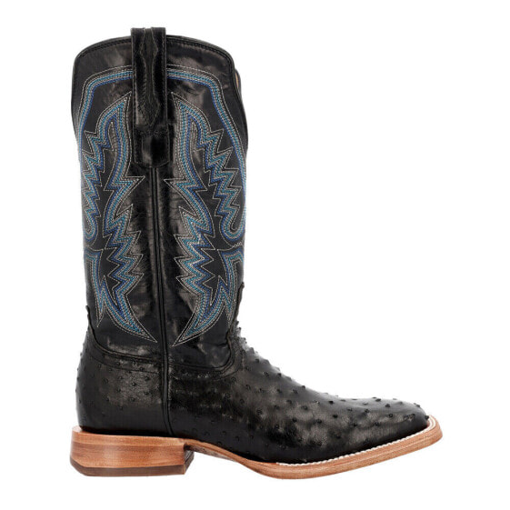 Durango Prca Collection FullQuill Ostrich Embroidered Square Toe Cowboys Mens S