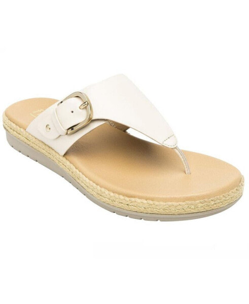 Women´s Leather Thong Sandals By Flexi