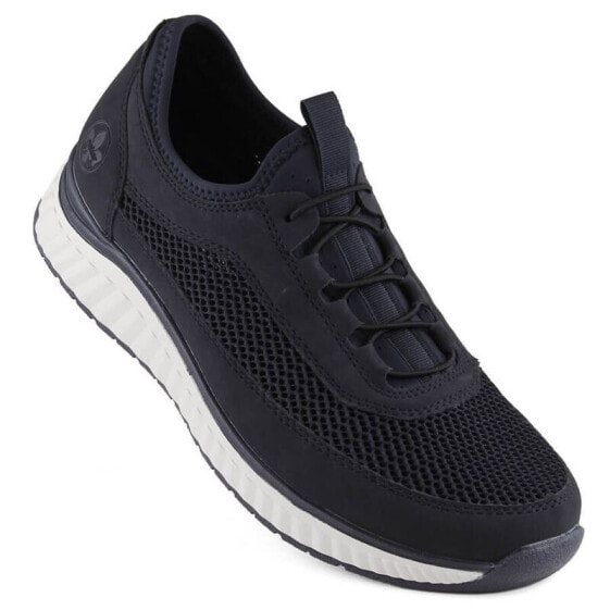 Comfortable Rieker M RKR657 shoes, navy blue