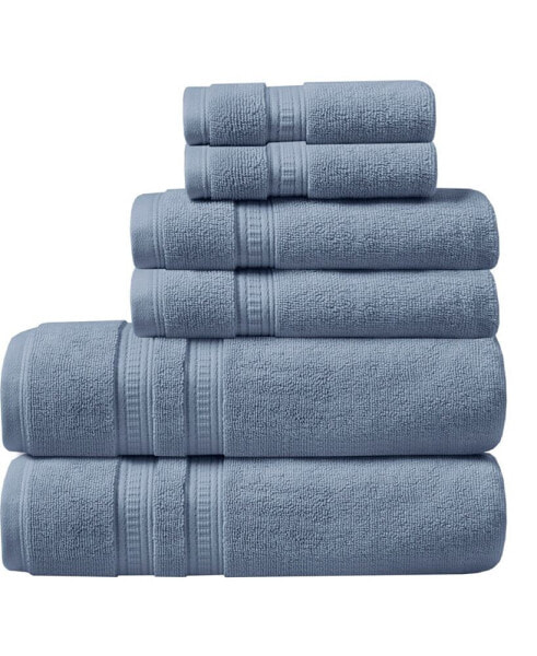 Plume Feather Touch Cotton 6-Pc. Bath Towel Set