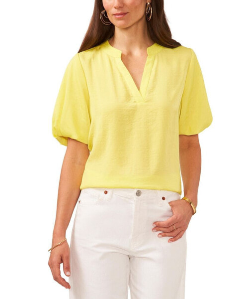 Блузка с короткими рукавами Vince Camuto блузка с V-образным вырезом для женщин