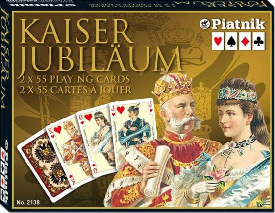 Карточная игра Piatnik Karty Lux 2 Talie Kaiser - 213847 для компаний