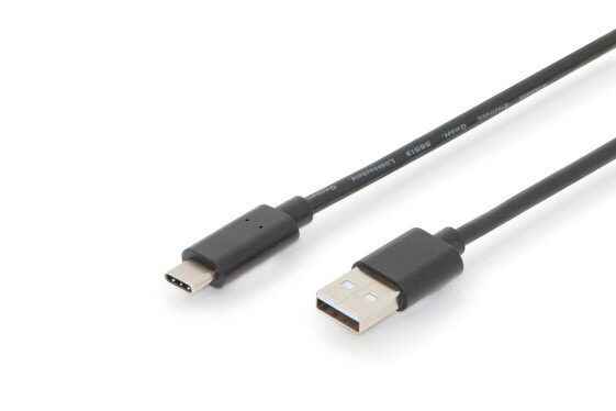 DIGITUS USB Type-C connection cable, Type-C to A