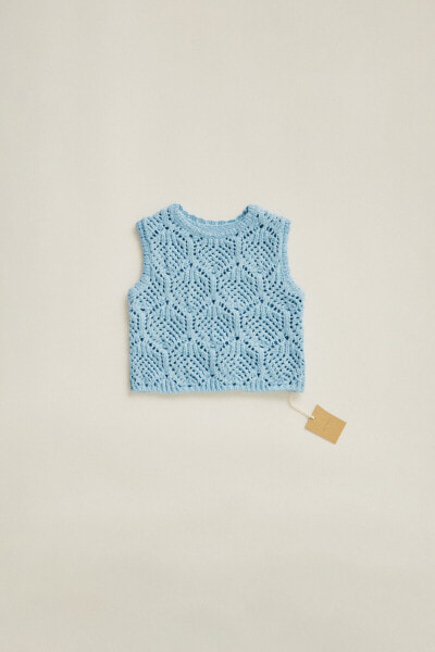 Timelesz – open-knit vest