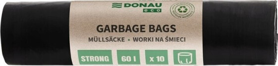 Donau Worki na śmieci DONAU ECO, mocne (LDPE), 60l, 10 szt., czarne